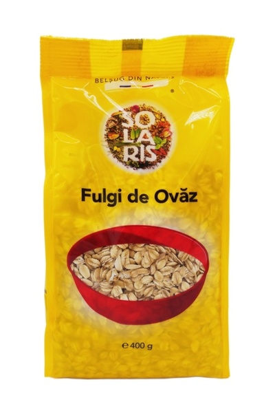 Solaris Plant Fulgi de Ovaz integrali, 100% naturali, fara aditivi, fara zaha...
