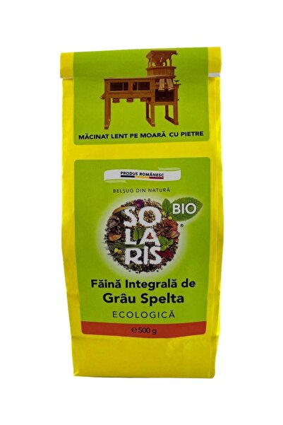 SOLARIS Faina integrala de grau Spelta organic 500g