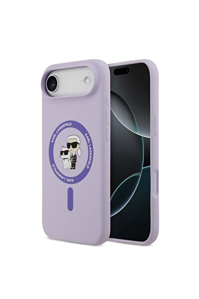 Karl Lagerfeld Case compatible with iPhone 17 Air, MagSafe/Magnetic, TPU, Pur...