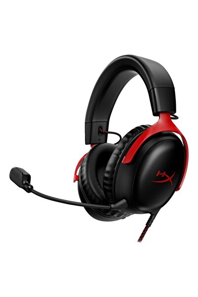 HP Casti HyperX Cloud III Over-ear Gaming cu fir USB-C + Jack 3.5mm ANC cu mi...