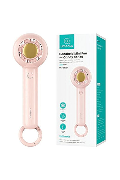 Usams Mini ventilator 1200mAh pentru telefoane, seria Candy, conector de încă...