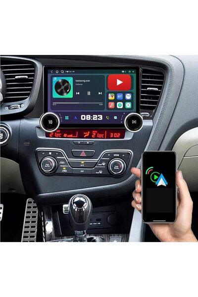 Carplayer شاشة أندرويد لسيارة كيا أوبتيما موديل 2011-2015، مع مقبضين، ذاكرة و...