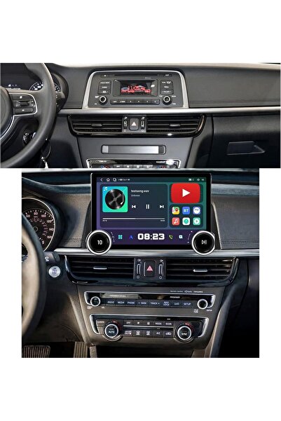 Carplayer شاشة أندرويد لسيارة كيا أوبتيما موديل 2016-2020، مع مقبضين، ذاكرة و...