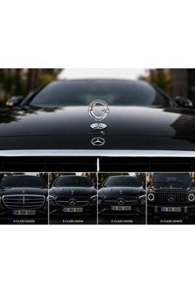 Brk Robotics Design Mercedes Benz Ayyıldız Kaput Logosu