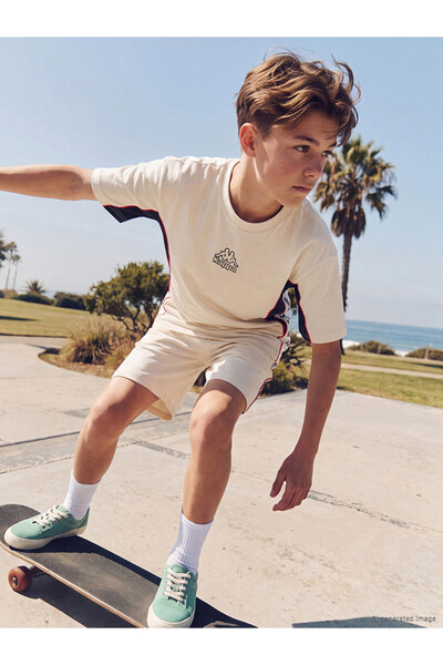 LC Waikiki Kappa Lcw Kids Bicycle Collar Printed Boys' T-Shirt