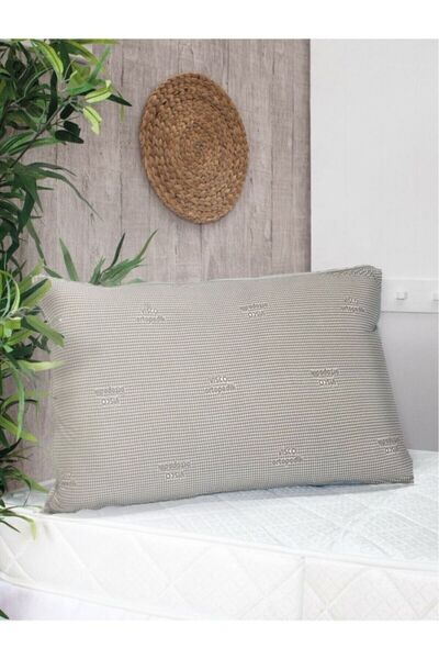 SÜMER Luxury Visco-Cushioned Pillow - Gray Pi̇ti̇kare