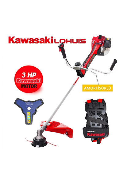 Kawasaki Lohuis Tj53e Cg522 U Yan Tip Benzinli Motorlu Tırpan 3 Hp