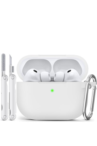 Choice11 for AirPods Pro 3 White with Pen for AirPods Pro 3 Case with Cleanin...