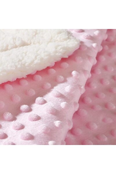 CREVENT 76X102CM Cute Plush Cozy and Warm Fleece Baby Blanket for Girls Infan...