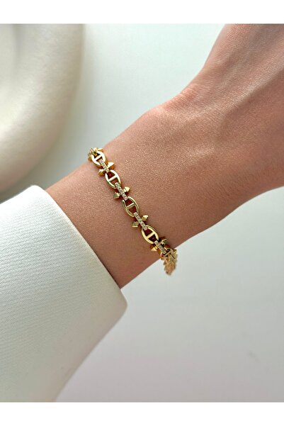YOUES JEWELRY CM Lux Premium Jeweler Model Bracelet Colorfast Women's Bracelet