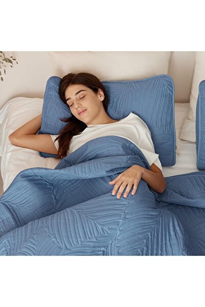 Exclusivo Mezcla Twin Quilt Bedding Set, Lightweight White Quilts Twin Size f...