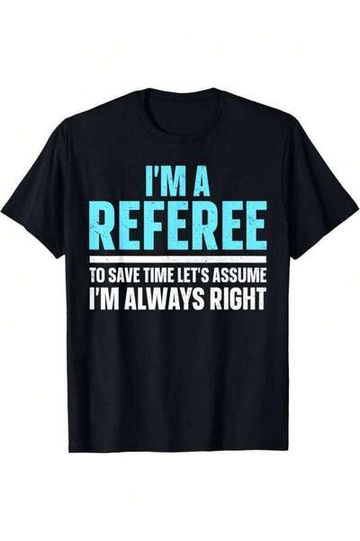 k222 Cool Referee Design Reffing Sports Ref T Shirt Playful Comfort Tee Same ...