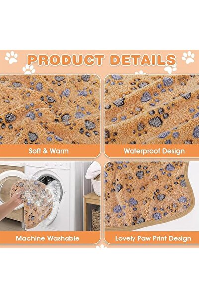 DIWANSA Pet Blanket, 2 Pack Soft Puppy Blanket Pet Blanket Flannel Fluffy Bed...