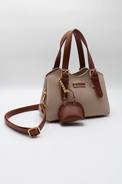 LASSO Women's Crossbody Hand and Shoulder Bag with Front Accessory Detail and...
