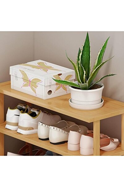 LINGWEI 4,5,6-Tier Bamboo Shoe Rack Organizer – Durable, Space-Saving Storage...