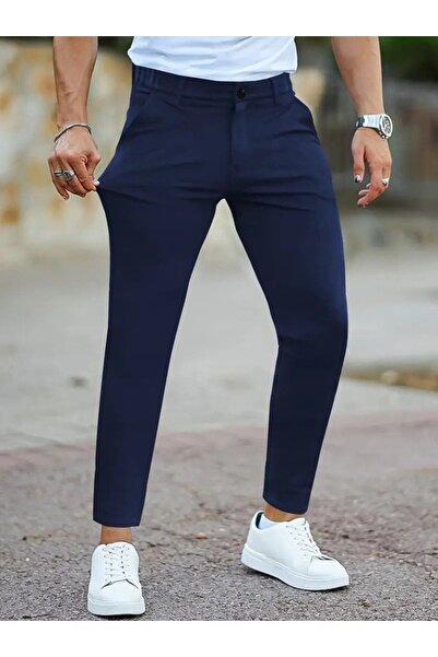 Generic Brand Men's Slimfit Atlas Trousers with Pockets