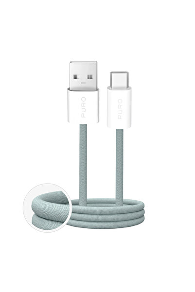 Puro Cablu Fabrik 2.0 USB-A la USB-C pentru Laptop Telefon Tabletă 10W 1.5m
