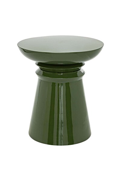 Atmosphera Suport de masă stil totem  "Jaya " - Verde, D.38 cm