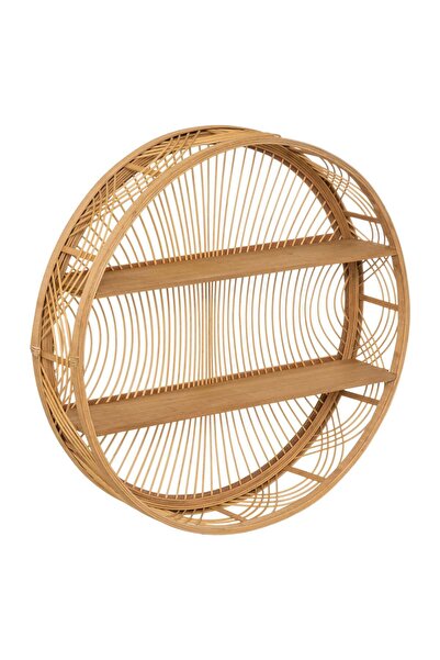 Atmosphera Etajeră de perete "Inacio" - Bambus, D.70 cm