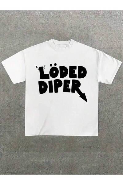 4CR Plus Size Men's,Loded Diper Shirt Vintage Look Diary Of A Kid Tee ,(1 Pcs...