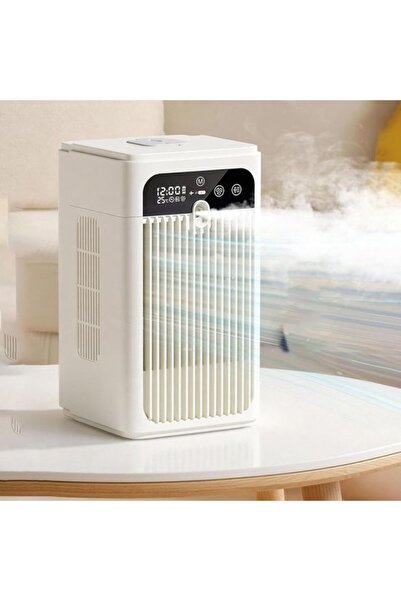 STARSTAR Desktop Fan - Rechargeable Portable Air Cooler and Humidifier with T...