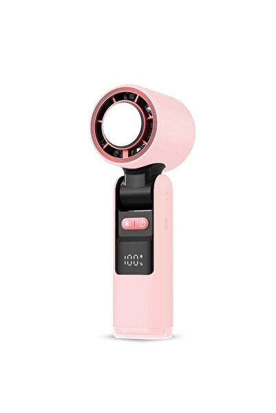 STARSTAR Handheld cooling fan with 100 speed settings and LED display - USB r...
