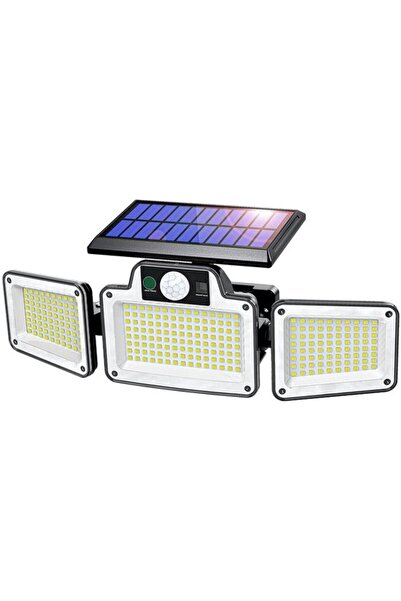 STARSTAR 3-Head Outdoor Solar Security Light with Motion Sensor, IP65 Waterpr...