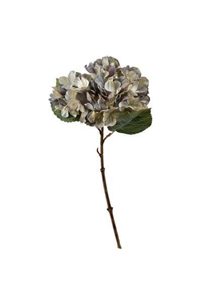 MONDEX Hortensie artificială sintetică Viridis Viridis 35cm albă 1 buc.