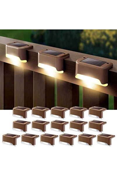 STARSTAR A set of 16 waterproof outdoor solar LED lights, 4000K warm white li...