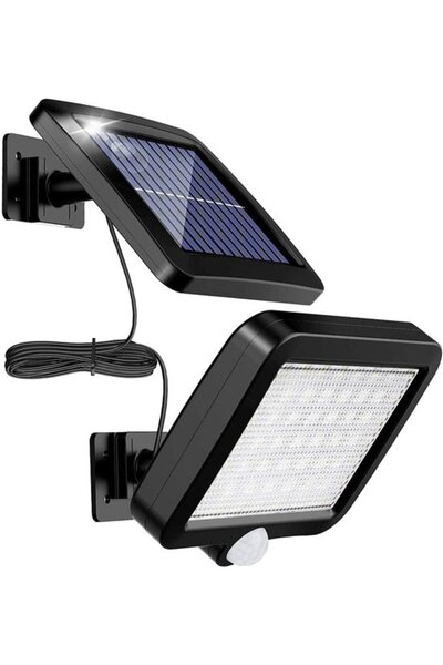 STARSTAR 56 LED Split-Type Solar Wall Lamp with Motion Sensor, Waterproof Gar...