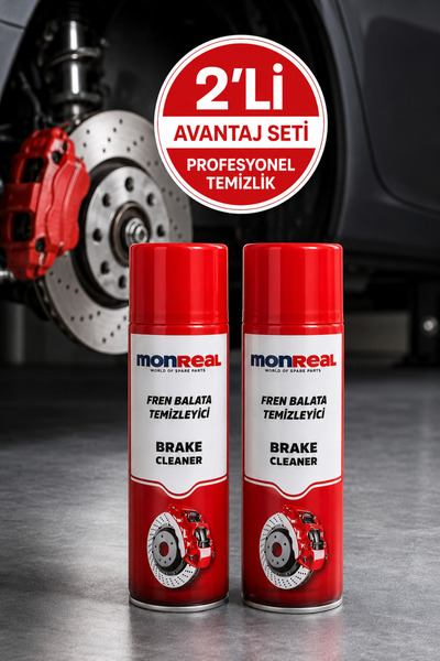 Monreal Balata Spreyi 500 ML x 2 Adet Avantaj Seti Balata Fren Diski Temizlem...