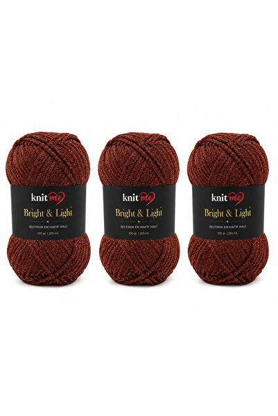 knitme برايت آند لايت 100 جرام 285 متر 3 خيوط