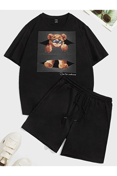 bellanova Unisex Printed T-Shirt and Shorts Set