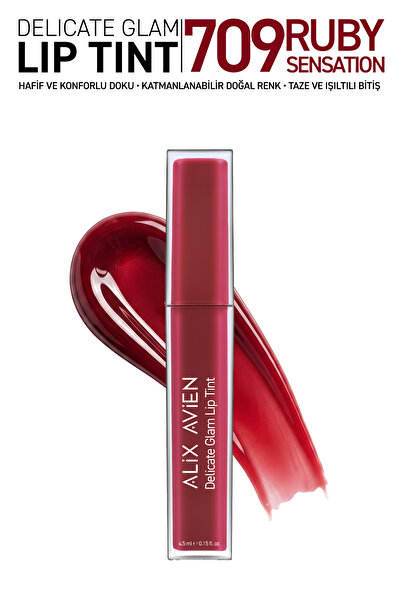 Alix Avien Kalıcı & Suya Dayanıklı Dudak Parlatıcı Tint - Delicate Glam Lip T...