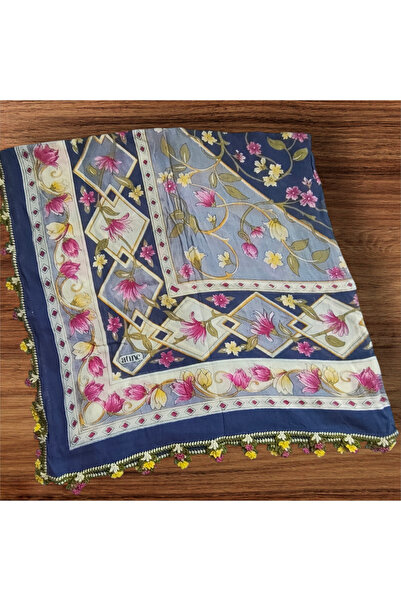 Generic Brand Handcrafted Needle-Embroidered Writing with Dowery Trinkets