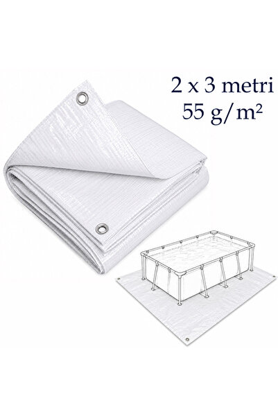 OEM Prelată impermeabilă sub piscină 2x3 m, Protecție bază piscină, 55 g/m²