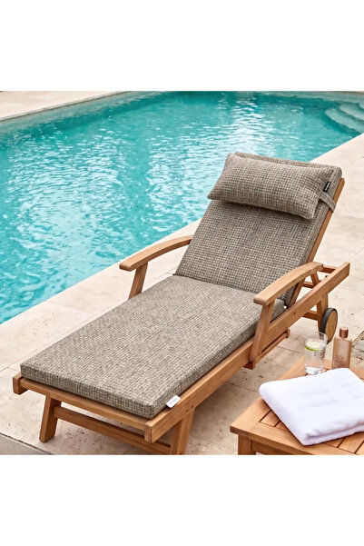 TextiLici Saltea Sezlong Premium 2 Segmente, Material Oxford 300g/mp, Husa De...