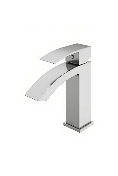 Generic Modern Chrome Short Waterfall Sink Mixer