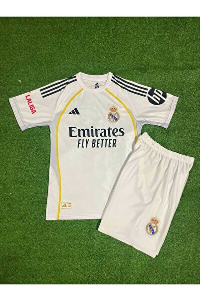 MONTENERO Real Madridd 2025-26 Yeni Sezon Kylian Mbappe İç Saha Çocuk Forması