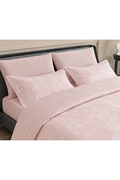 Kunzita Home مفرش سيلتو مزخرف نفر ونص 6 قطع فاخر – لحاف 190×240 سم – لون زهري