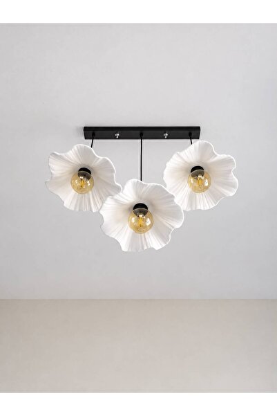 DREAM MODE Freesia 3'lü Bohem Modern Sarkıt Avize | Dekoratif Tavan Lambası |...