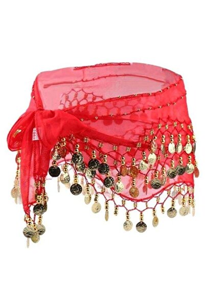 Generic Belly Dance Hip Scarf Waist Belt With Gold Coins Suitable For Girls, ...