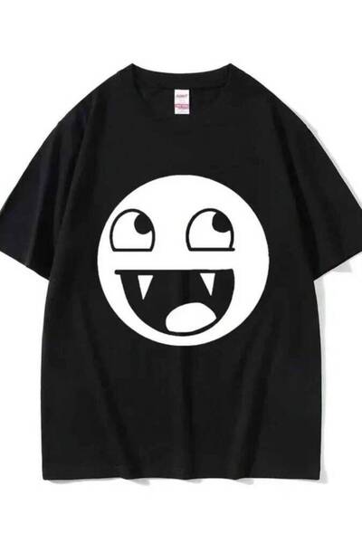 k222 تي شيرت Epic Face Domo Kun Funny Meme للرجال والنساء صيفي برقبة دائرية ت...