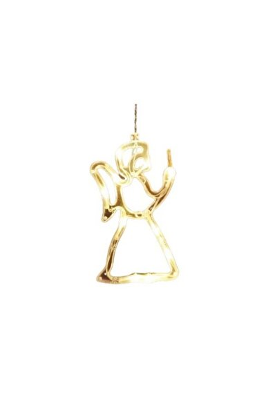 Rao Decoratiune de Craciun Luminoasa in Forma de Ingeras 21X12 Cm, cu Ventuza...
