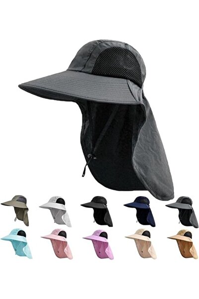 STARSTAR Sun hat with neck protection - UPF 50+ UV protection - Wide brim, su...