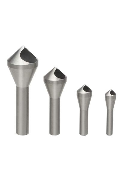 STARSTAR 4-piece countersunk deburring drill bit set, suitable for drilling h...