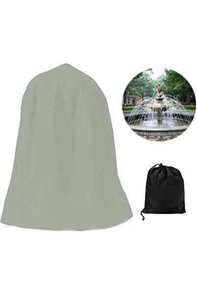 STARSTAR Garden fountain statue protective cover, made of silver Oxford cloth...