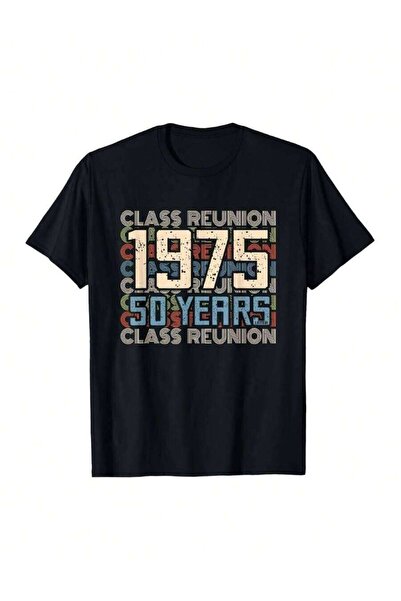 9JY Men's Women's Vintage 1975 Class Reunion Soft Breathable Tee With CLASS R...