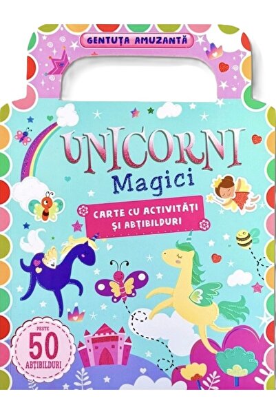 Flamingo Unicorni magici: Carte cu activitati si abtibilduri. Gentuta amuzanta