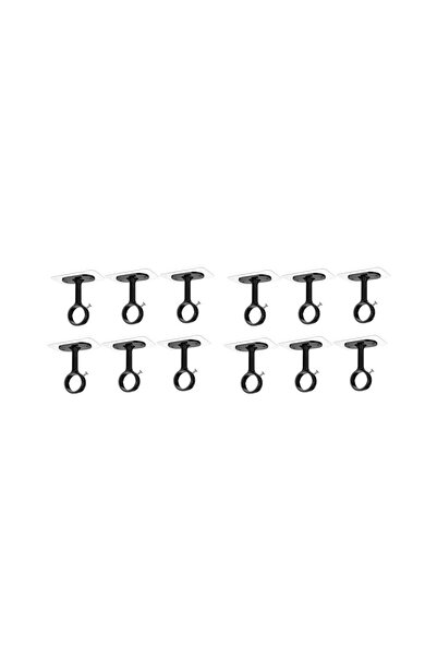 STARSTAR 12-pack of no-drill ceiling mount brackets, heavy-duty self-adhesive...